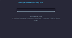 Desktop Screenshot of bestkeptsecretsforwinning.com